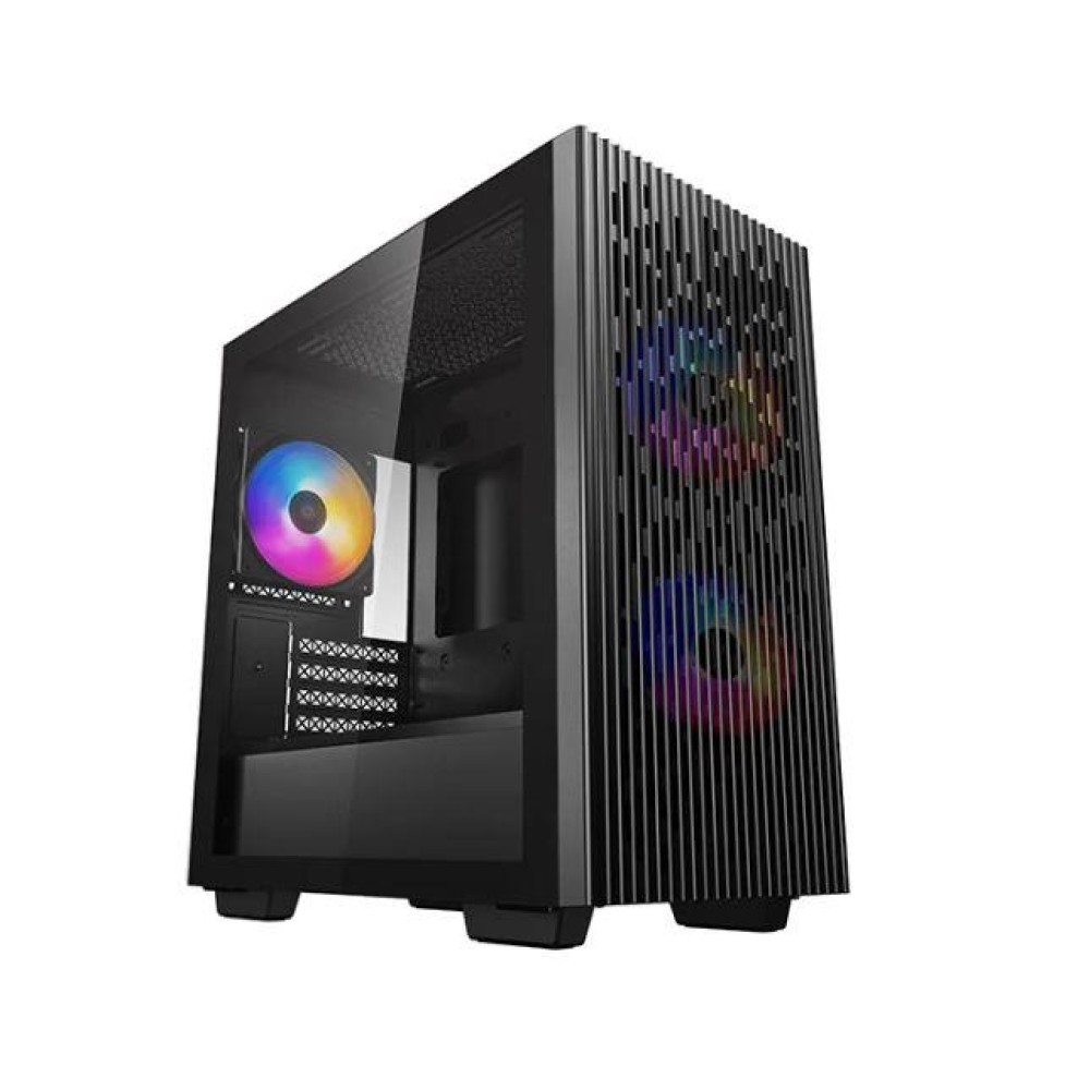 Case|DEEPCOOL|MATREXX 40 3FS|MiniTower|Case product features Transparent panel|Colour Black|DP-MATX-MATREXX40-3FS