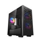 Case|DEEPCOOL|MATREXX 40 3FS|MiniTower|Case product features Transparent panel|Colour Black|DP-MATX-MATREXX40-3FS