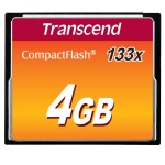MEMORY COMPACT FLASH 4GB/SLC TS4GCF133 TRANSCEND
