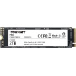SSD|PATRIOT|P300|2TB|M.2|PCIE|NVMe|QLC|Write speed 1650 MBytes/sec|Read speed 2100 MBytes/sec|3.8mm|TBW 960 TB|P300P2TBM28