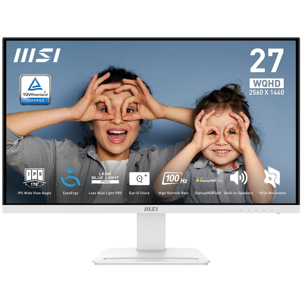 LCD Monitor|MSI|PRO MP273QW E2|27"|Business|Matte|2560x1440|16:9|100Hz|1 ms|Speakers|Colour White|PROMP273QWE2 LCD Monitor|MSI|PRO MP273QW E2|27"|Business|Matte|2560x1440|16:9|100Hz|1 ms|Speakers|Colour White|PROMP273QWE2