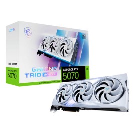 Graphics Card|MSI|NVIDIA GeForce RTX 5070|12 GB|GDDR7|192 bit|PCIE 5.0 16x|Triple slot Fansink|1xHDMI|3xDisplayPort|507012GGAMTRIOOCWHITE Graphics Card|MSI|NVIDIA GeForce RTX 5070|12 GB|GDDR7|192 bit|PCIE 5.0 16x|Triple slot Fansink|1xHDMI|3xDisplayPort|507012GGAMTRIOOCWHITE