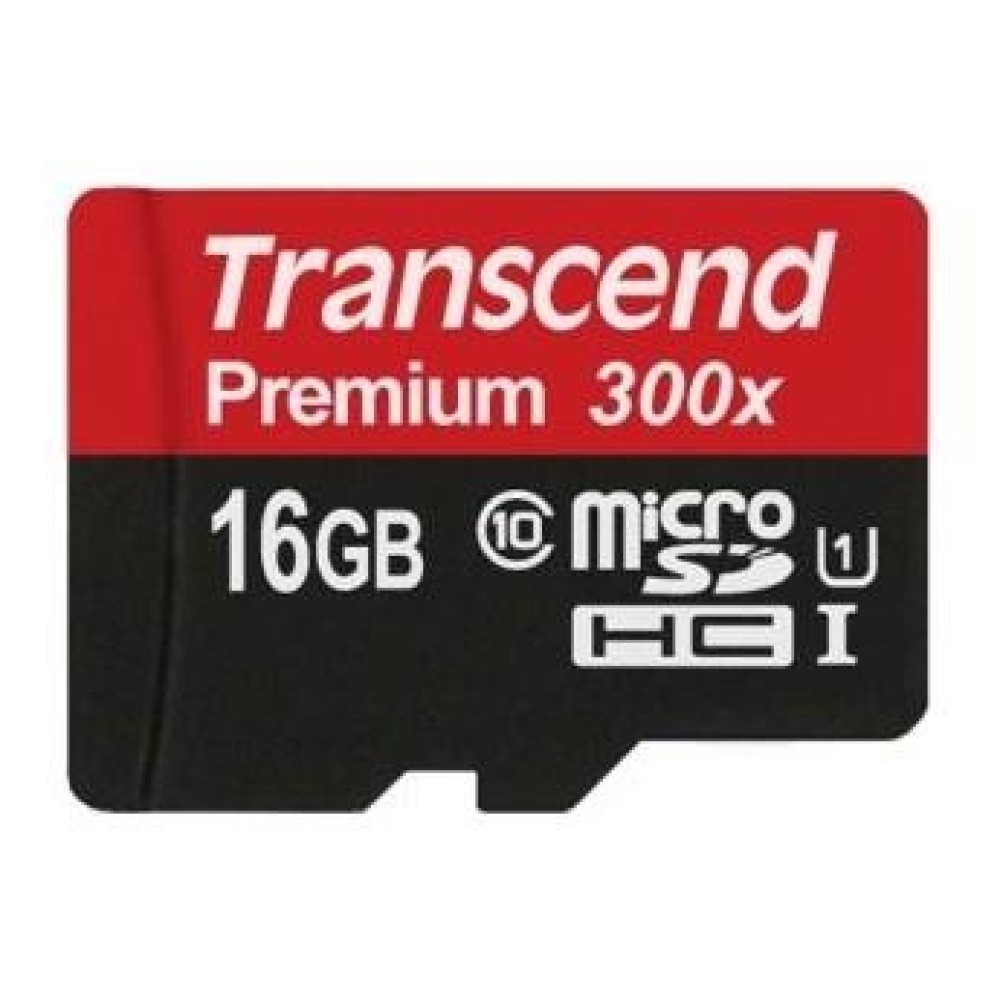 MEMORY MICRO SDHC 16GB UHS-I/CLASS10 TS16GUSDCU1 TRANSCEND
