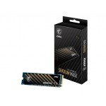 SSD|MSI|SPATIUM M450|1TB|M.2|PCIe Gen4|NVMe|3D NAND|Write speed 3000 MBytes/sec|Read speed 3600 MBytes/sec|2.15mm|TBW 600 TB|MTBF 1500000 hours|S78-440L980-P83
