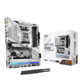 Mainboard|ASROCK|AMD X870|SAM5|ATX|Memory DDR5|Memory slots 4|1xPCI-Express 4.0 16x|1xPCI-Express 5.0 16x|4xM.2|1xHDMI|6xUSB 2.0|4xUSB 3.2|2xUSB-C|1xOptical S/PDIF|1xRJ45|2xAudio port|X870PRORSWIFI Mainboard|ASROCK|AMD X870|SAM5|ATX|Memory DDR5|Memory slots 4|1xPCI-Express 4.0 16x|1xPCI-Express 5.0 16x|4xM.2|1xHDMI|6xUSB 2.0|4xUSB 3.2|2xUSB-C|1xOptical S/PDIF|1xRJ45|2xAudio port|X870PRORSWIFI