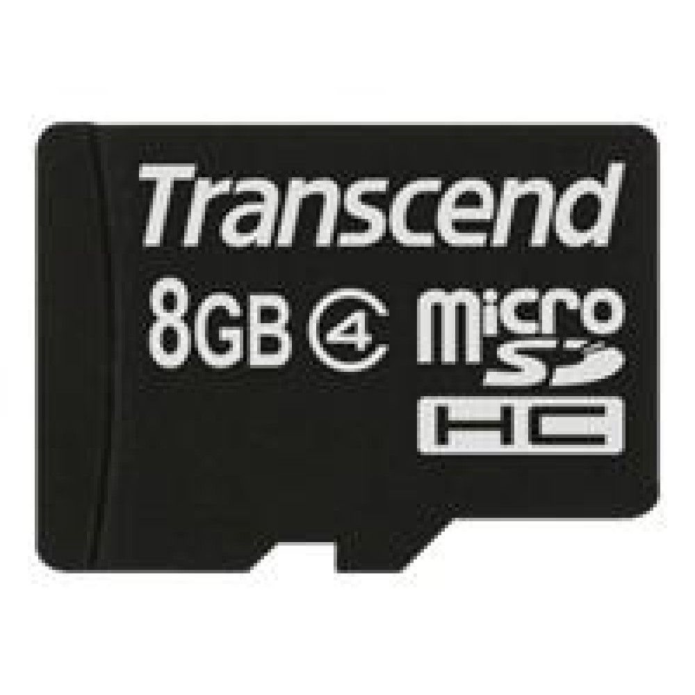 MEMORY MICRO SDHC 8GB/CLASS4 TS8GUSDC4 TRANSCEND
