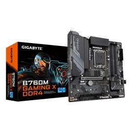 Mainboard|GIGABYTE|Intel B760 Express|LGA1700|Micro-ATX|Memory DDR4|Memory slots 4|1xPCI-Express 3.0 16x|1xPCI-Express 4.0 16x|2xM.2|1xHDMI|1xDisplayPort|5xUSB 2.0|3xUSB 3.2|3xAudio port|B760MGAMINGXDDR4
