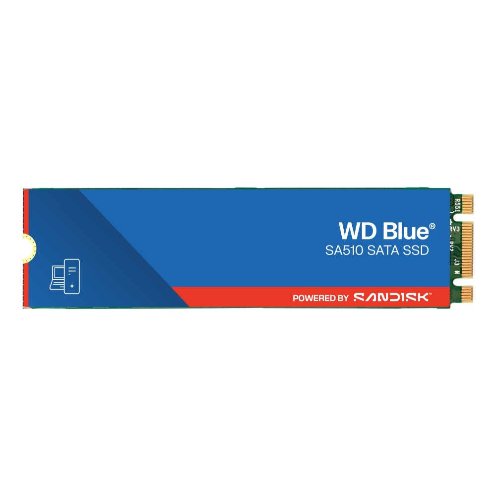 SSD|SANDISK|Blue SA510|POWERED BY SANDISK|1TB|M.2|Write speed 520 MBytes/sec|Read speed 560 MBytes/sec|2.38mm|TBW 400 TB|MTBF 1750000 hours|WDS100T3B0B
