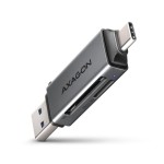 MEMORY READER USB-C+USB3.2 2SL/SD/MICROSD CRE-DAC AXAGON
