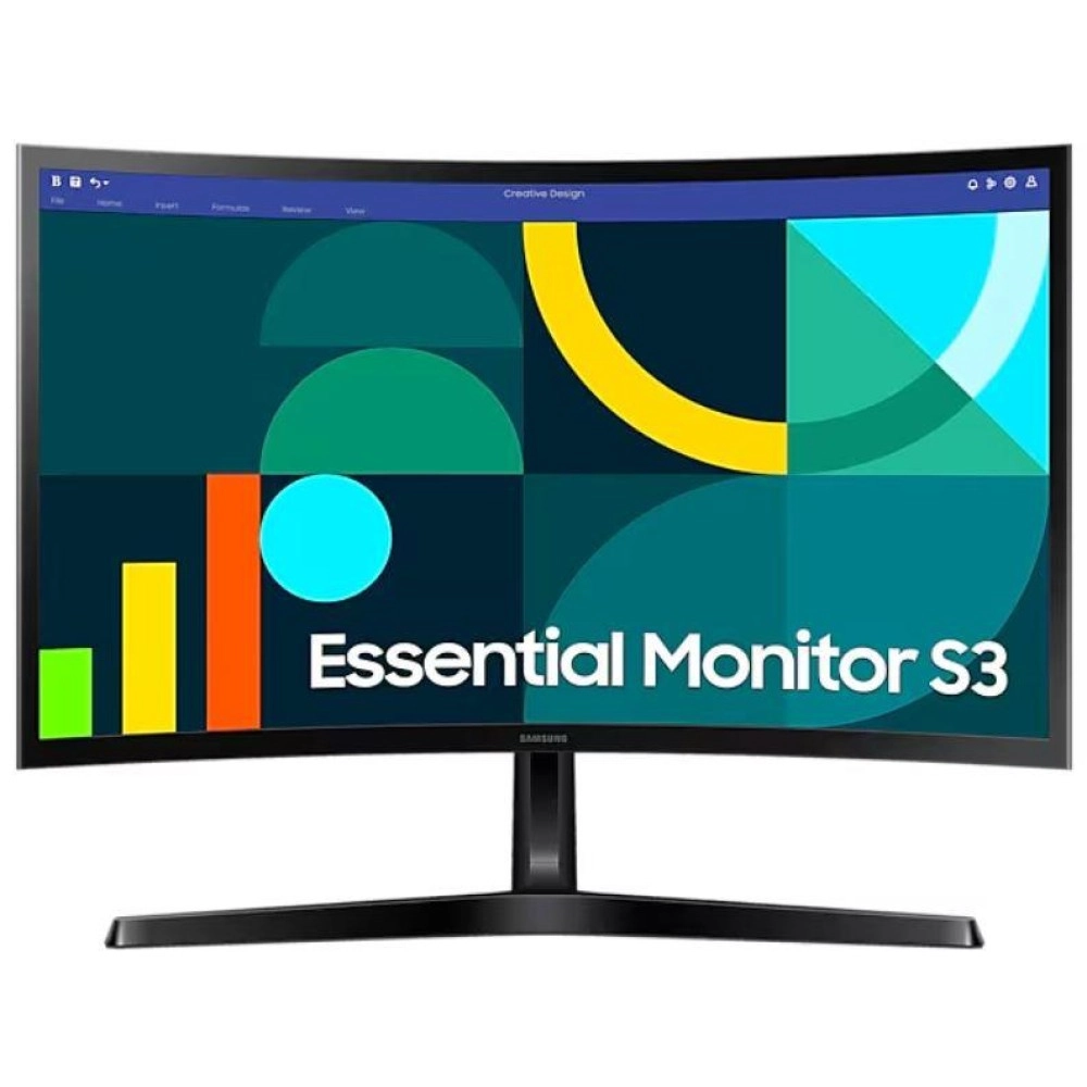 LCD Monitor|SAMSUNG|LS24D366GAUXEN|24"|Business/Curved|Panel VA|1920x1080|16:9|100Hz|4 ms|Tilt|Colour Black|LS24D366GAUXEN