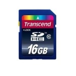 MEMORY SDHC 16GB/CLASS10 TS16GSDHC10 TRANSCEND