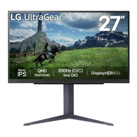 LCD Monitor|LG|27"|Panel IPS|2560x1440|16:9|180Hz|1 ms|Pivot|Height adjustable|Tilt|Colour Black|27GS85Q-B LCD Monitor|LG|27"|Panel IPS|2560x1440|16:9|180Hz|1 ms|Pivot|Height adjustable|Tilt|Colour Black|27GS85Q-B