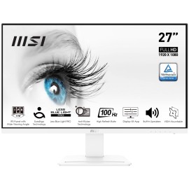 LCD Monitor|MSI|PRO MP273AW|27"|Business|Panel IPS|1920x1080|16:9|100Hz|Matte|4 ms|Speakers|Tilt|Colour White|PROMP273AW LCD Monitor|MSI|PRO MP273AW|27"|Business|Panel IPS|1920x1080|16:9|100Hz|Matte|4 ms|Speakers|Tilt|Colour White|PROMP273AW