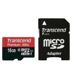 MEMORY MICRO SDHC 16GB W/ADAPT/UHS-I C10 TS16GUSDU1 TRANSCEND