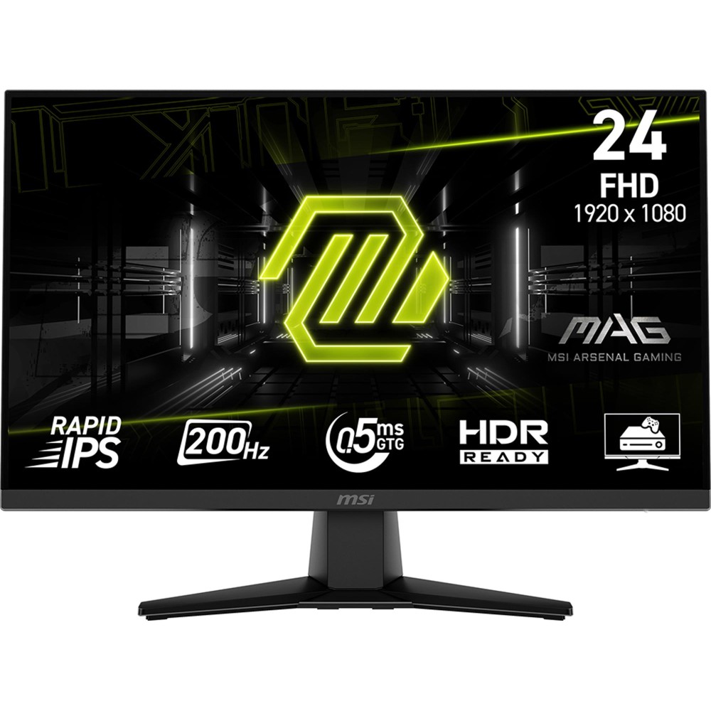 LCD Monitor|MSI|MAG 242F|23.8"|Gaming|Matte|Panel IPS|1920x1080|16:9|200Hz|0.5 ms|Colour Black|MAG242F