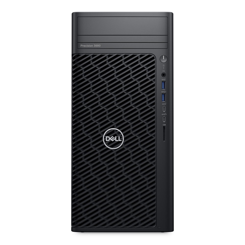 PC|DELL|Precision|3680 Tower|Tower|CPU Core i9|i9-14900K|3200 MHz|RAM 32GB|DDR5|4400 MHz|SSD 1TB|Graphics card Intel Integrated Graphics|Integrated|ENG|Windows 11 Pro|Included Accessories Dell Optical Mouse-MS116 - Black;Dell Multimedia Wired Keyboard - K