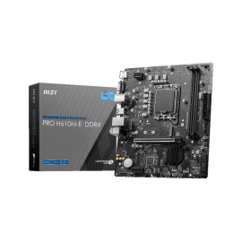 Mainboard|MSI|Intel H610|LGA1700|MicroATX|Memory DDR4|Memory slots 2|1xPCI-Express 1x|1xPCI-Express 16x|1xM.2|1x15pin D-sub|1xHDMI|4xUSB 2.0|2xUSB 3.2|1xPS/2|1xRJ45|3xAudio port|PROH610M-EDDR4 Mainboard|MSI|Intel H610|LGA1700|MicroATX|Memory DDR4|Memory slots 2|1xPCI-Express 1x|1xPCI-Express 16x|1xM.2|1x15pin D-sub|1xHDMI|4xUSB 2.0|2xUSB 3.2|1xPS/2|1xRJ45|3xAudio port|PROH610M-EDDR4