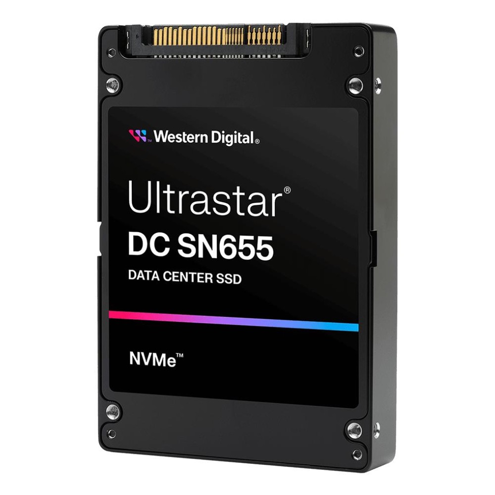 SSD|WESTERN DIGITAL|SSD series Ultrastar DC SN655|7.68TB|PCIe Gen4|NVMe|NAND flash technology TLC|Write speed 2000 MBytes/sec|Read speed 6800 MBytes/sec|Form Factor U.3|MTBF 25000000 hours|0TS2462
