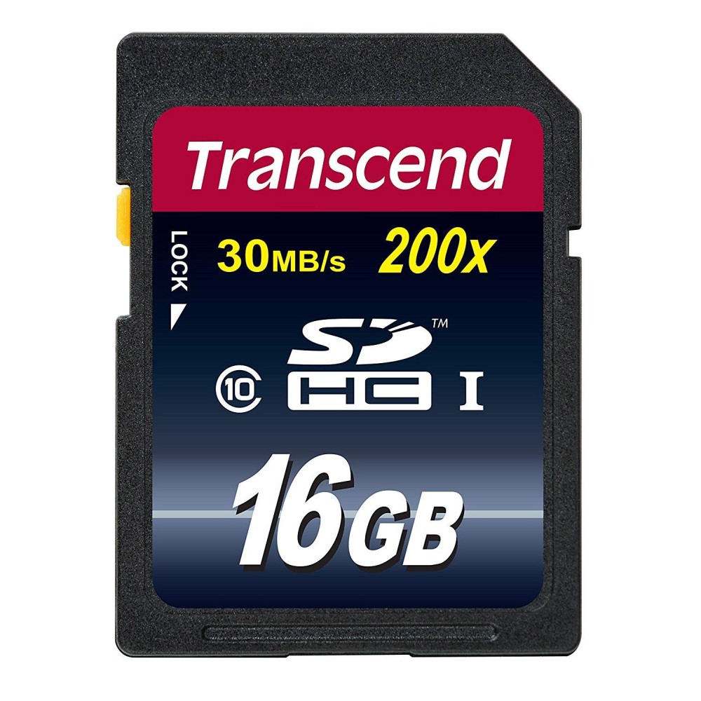MEMORY SDHC 16GB/CLASS10 TS16GSDHC10 TRANSCEND