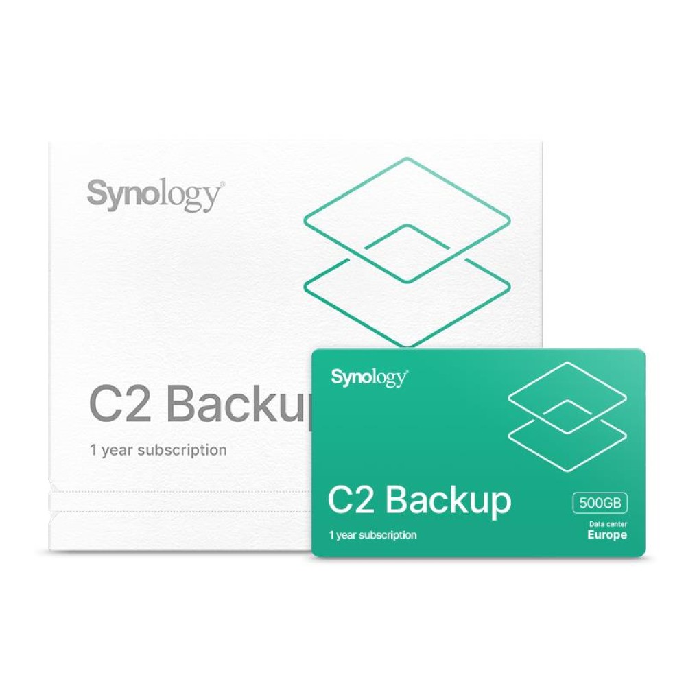SOFTWARE LIC C2 STORAGE BACKUP/C2-BACKUP500G-1Y-EU SYNOLOGY