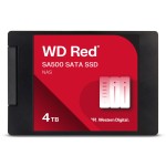 SSD|SANDISK|Red SA500|POWERED BY SANDISK|4TB|Write speed 520 MBytes/sec|Read speed 560 MBytes/sec|2,5"|TBW 500 TB|MTBF 1750000 hours|WDS400T2R0A