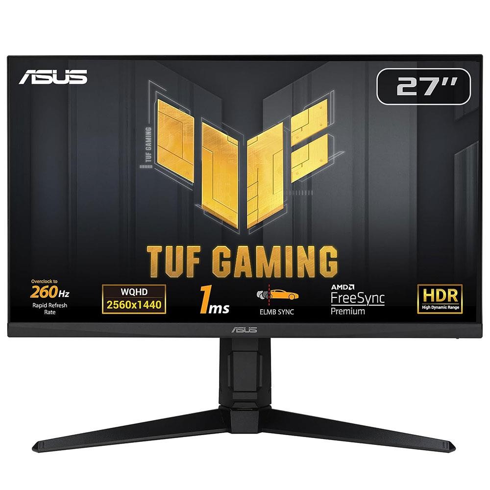LCD Monitor|ASUS|TUF Gaming VG27AQML1A|27"|Gaming|Panel IPS|2560x1440|16:9|260Hz|Matte|1 ms|Speakers|Swivel|Pivot|Height adjustable|Tilt|Colour Black|90LM05Z0-B07370 LCD Monitor|ASUS|TUF Gaming VG27AQML1A|27"|Gaming|Panel IPS|2560x1440|16:9|260Hz|Matte|1 ms|Speakers|Swivel|Pivot|Height adjustable|Tilt|Colour Black|90LM05Z0-B07370