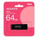 MEMORY DRIVE FLASH USB3.2 64GB/BLACK UC310-64G-RBK ADATA
