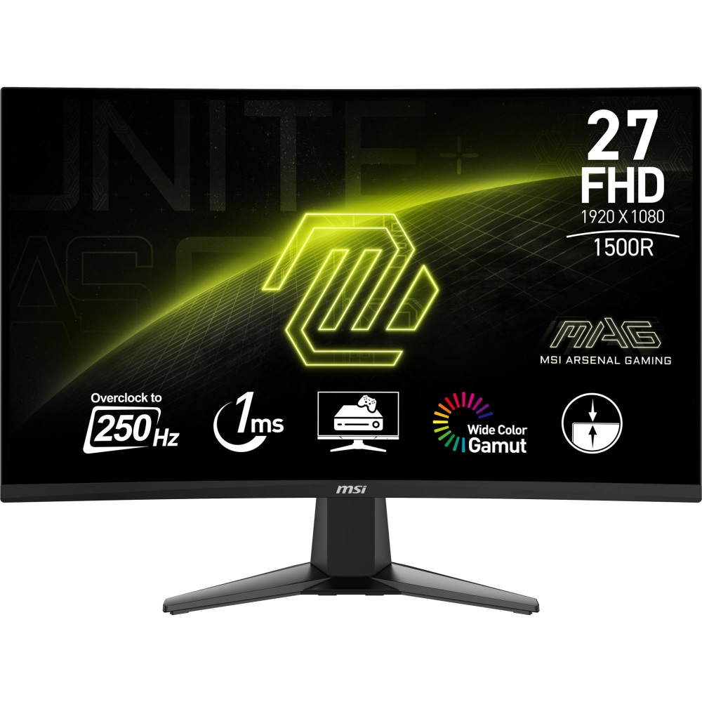 LCD Monitor|MSI|MAG 27C6X|27"|Gaming|Panel VA|1920x1080|16:9|250 Hz|1 ms|Colour Black|MAG27C6X LCD Monitor|MSI|MAG 27C6X|27"|Gaming|Panel VA|1920x1080|16:9|250 Hz|1 ms|Colour Black|MAG27C6X