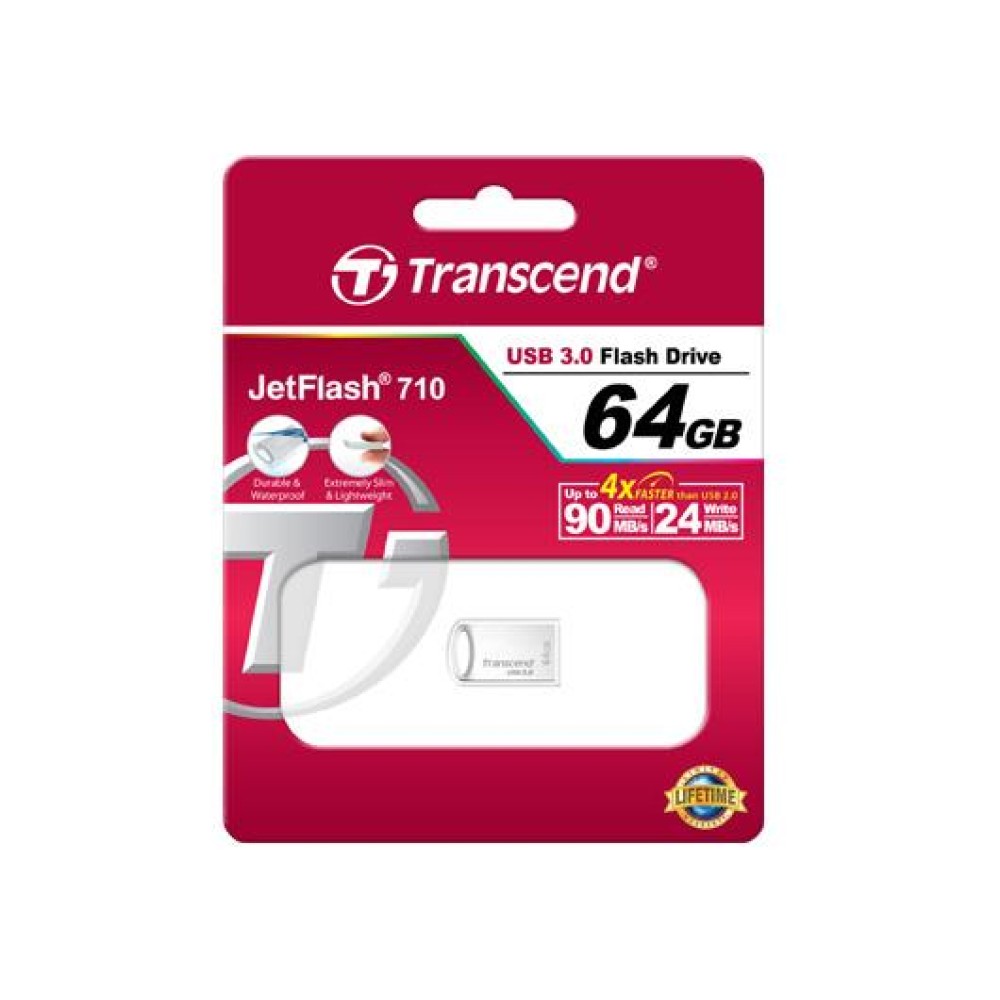 MEMORY DRIVE FLASH USB3 64GB/710 TS64GJF710S TRANSCEND