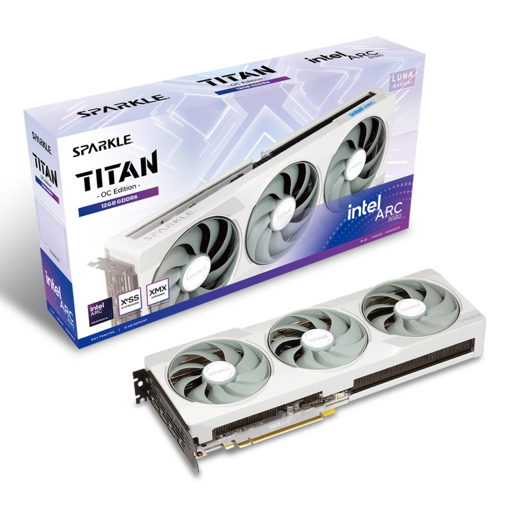 Graphics Card|SPARKLE|Intel Arc B580|12 GB|GDDR6|192 bit|PCIE 4.0 8x|Active|SB580TW-12GOC