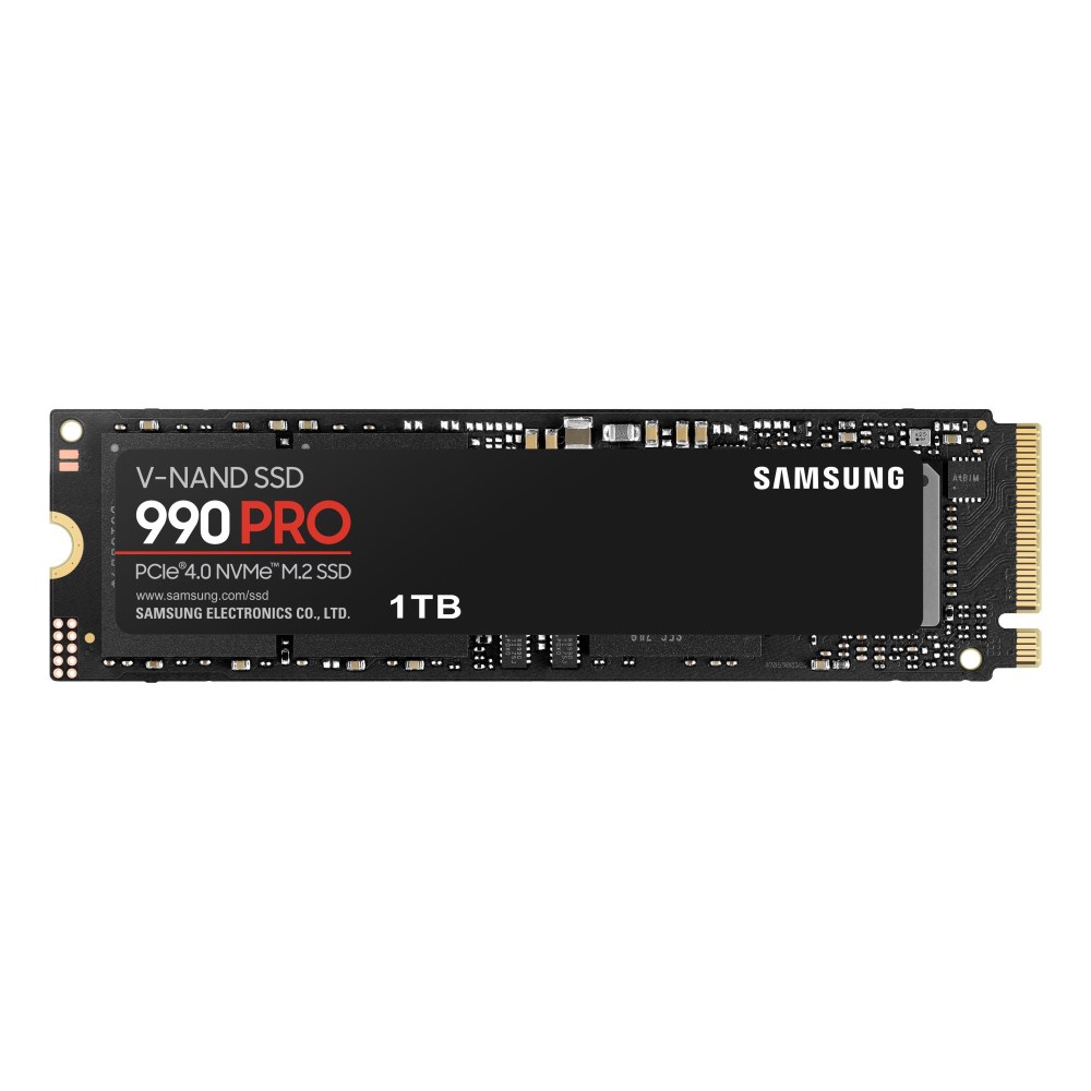 SSD|SAMSUNG|990 PRO|1TB|M.2|PCIE|NVMe|MLC|Write speed 6900 MBytes/sec|Read speed 7450 MBytes/sec|2.3mm|TBW 600 TB|MTBF 1500000 hours|MZ-V9P1T0BW