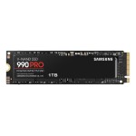 SSD|SAMSUNG|990 PRO|1TB|M.2|PCIE|NVMe|MLC|Write speed 6900 MBytes/sec|Read speed 7450 MBytes/sec|2.3mm|TBW 600 TB|MTBF 1500000 hours|MZ-V9P1T0BW