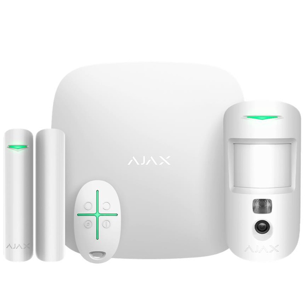 ALARM SECURITY STARTERKIT CAM/WHITE 38172 AJAX ALARM SECURITY STARTERKIT CAM/WHITE 38172 AJAX