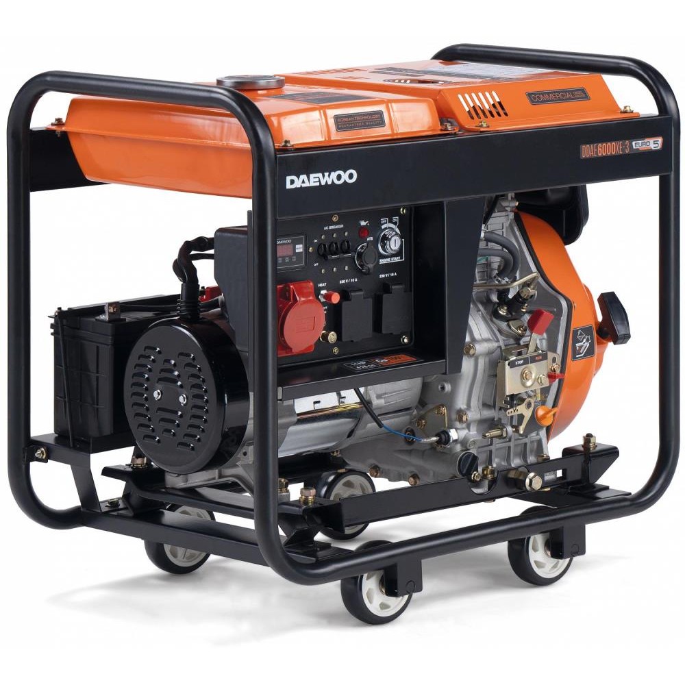 DIESEL GENERATOR 5.0KW 380V/DDAE 6000XE-3 DAEWOO