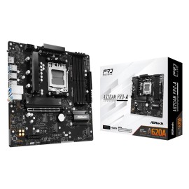 Mainboard|ASROCK|AMD A620A|SAM5|Micro-ATX|Memory DDR5|Memory slots 4|A620AMPRO-A Mainboard|ASROCK|AMD A620A|SAM5|Micro-ATX|Memory DDR5|Memory slots 4|A620AMPRO-A