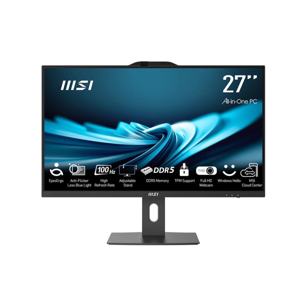 Monoblock PC|MSI|PRO|AP272P 14M|Business|All in One|CPU Core i5|i5-14400|2500 MHz|Screen 27"|RAM 16GB|DDR4|3200 MHz|SSD 500GB|Graphics card Intel UHD Graphics|Integrated|Windows 11 Pro|Colour Black|PROAP272P14M-879EU