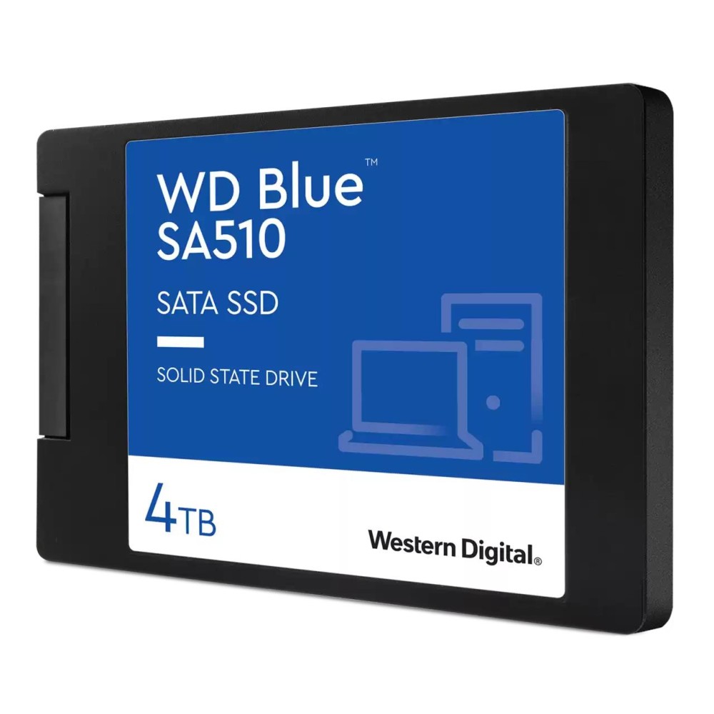 SSD|SANDISK|Blue SA510|POWERED BY SANDISK|4TB|Write speed 520 MBytes/sec|Read speed 560 MBytes/sec|2,5"|TBW 600 TB|MTBF 1750000 hours|WDS400T3B0A