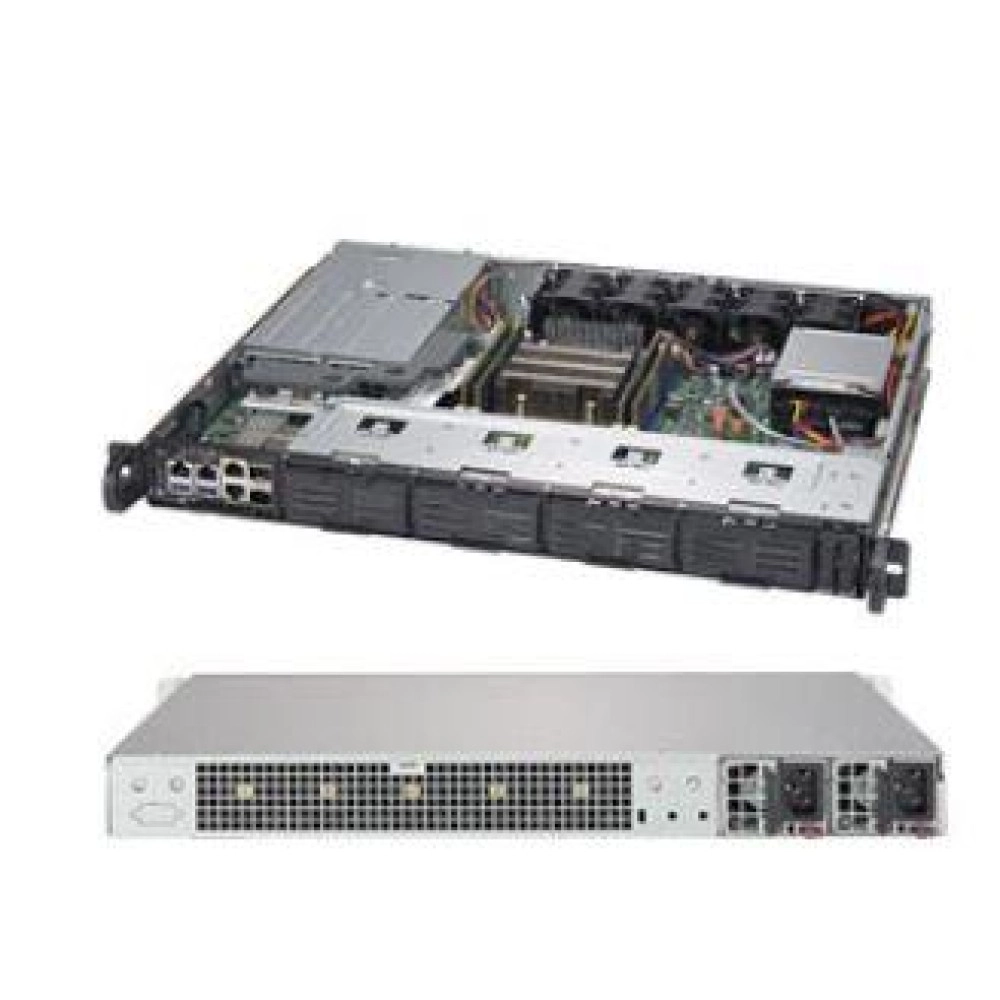 SERVER SYSTEM 1U SATA/1019D-12C-FRN5TP SUPERMICRO