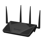 Wireless Router|SYNOLOGY|Wireless Router|2533 Mbps|IEEE 802.11a/b/g|IEEE 802.11n|IEEE 802.11ac|USB 2.0|USB 3.0|1 WAN|4x10/100/1000M|RT2600AC