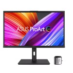 Monitor|ASUS|PA27DCE-K|27"|Business/4K|Swivel|Pivot|Height adjustable|Tilt|Matte|Panel OLED|3840x2160|16:9|60Hz|0.1 ms|Colour Silver|90LM0810-B01I70