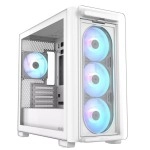 Case|ASUS|A23 PLUS|MidiTower|Case product features Transparent panel|MicroATX|MiniITX|Colour White|A23PLUSTG/ARGBWHITE