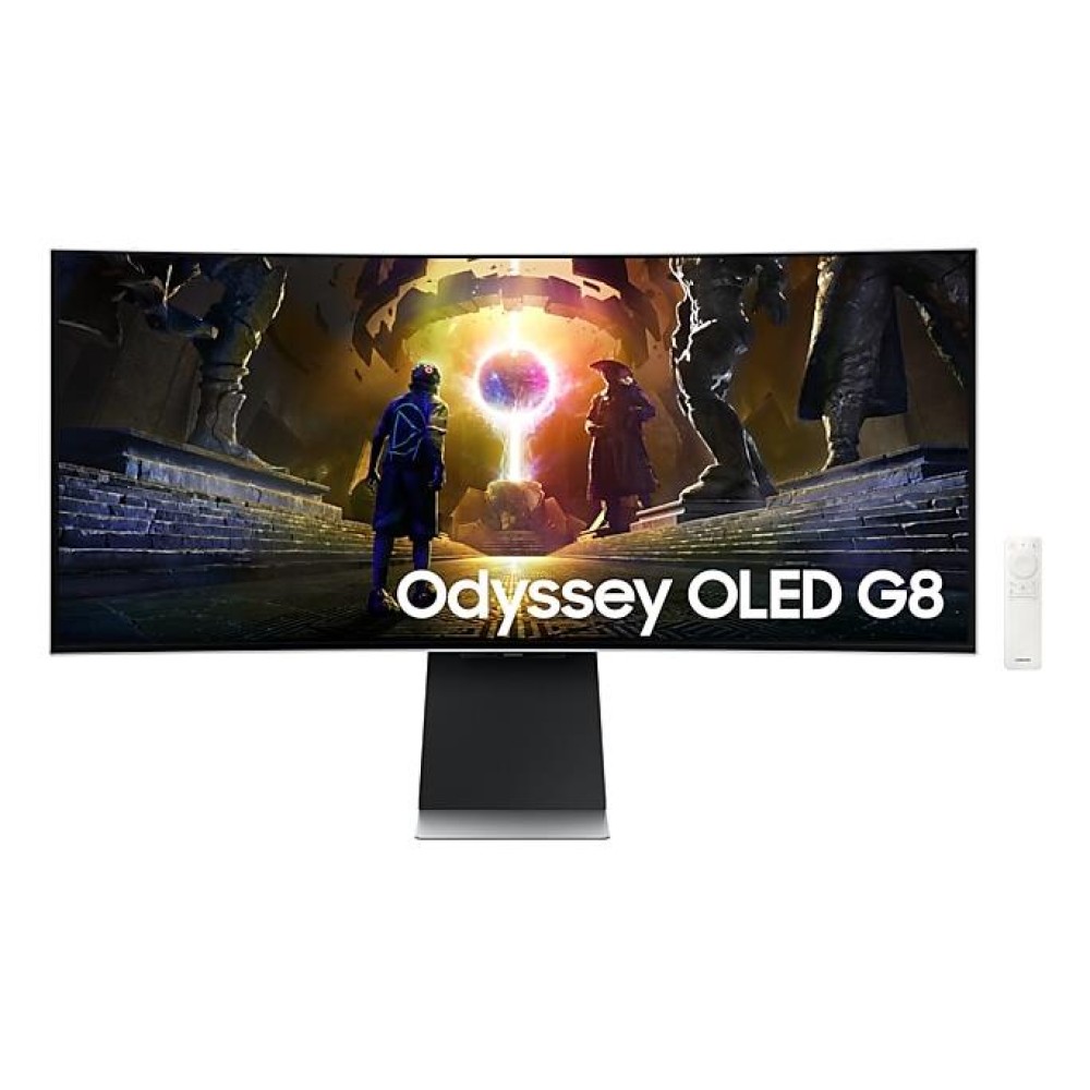 Monitor|SAMSUNG|34"|Gaming/Smart/Curved/21 : 9|Panel OLED|3440x1440|21:9|175Hz|0.03 ms|Speakers|Swivel|Height adjustable|Tilt|LS34DG850SUXDU