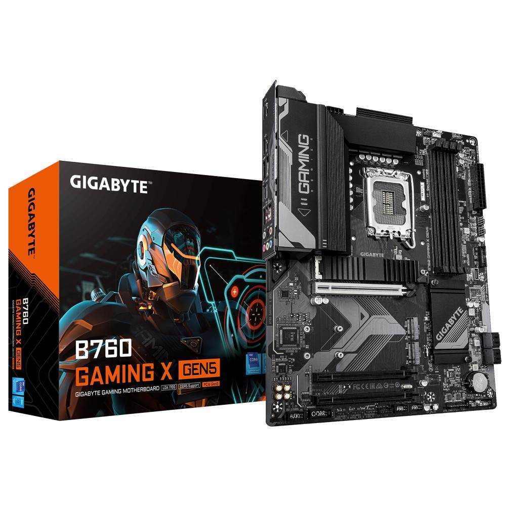 Mainboard|GIGABYTE|Intel B760 Express|LGA1700|ATX|Memory DDR5|Memory slots 4|B760GAMINGXGEN5