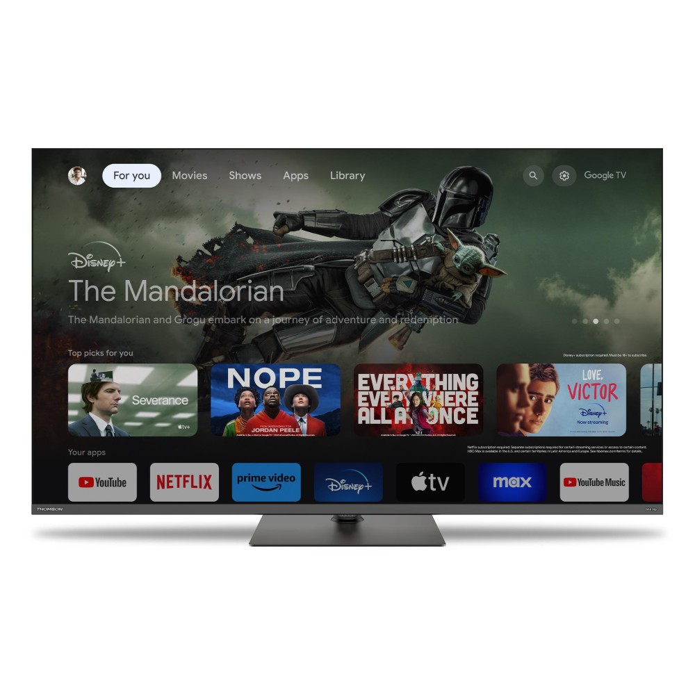 TV Set|THOMSON|43 "|4K Ultra HD|3840 x 2160 pixels|Flat|16:9|QLED Pro|43QG7C04