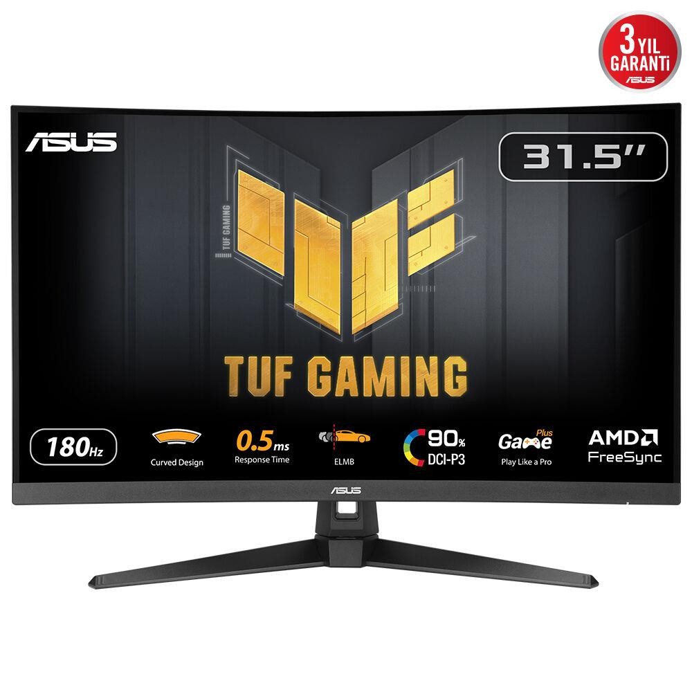 LCD Monitor|ASUS|90LM0AP1-B01171|31.5"|Gaming/Curved|Panel VA|2560x1440|16:9|1780Hz|Matte|1 ms|Speakers|Height adjustable|Tilt|Colour Black|90LM0AP1-B01171