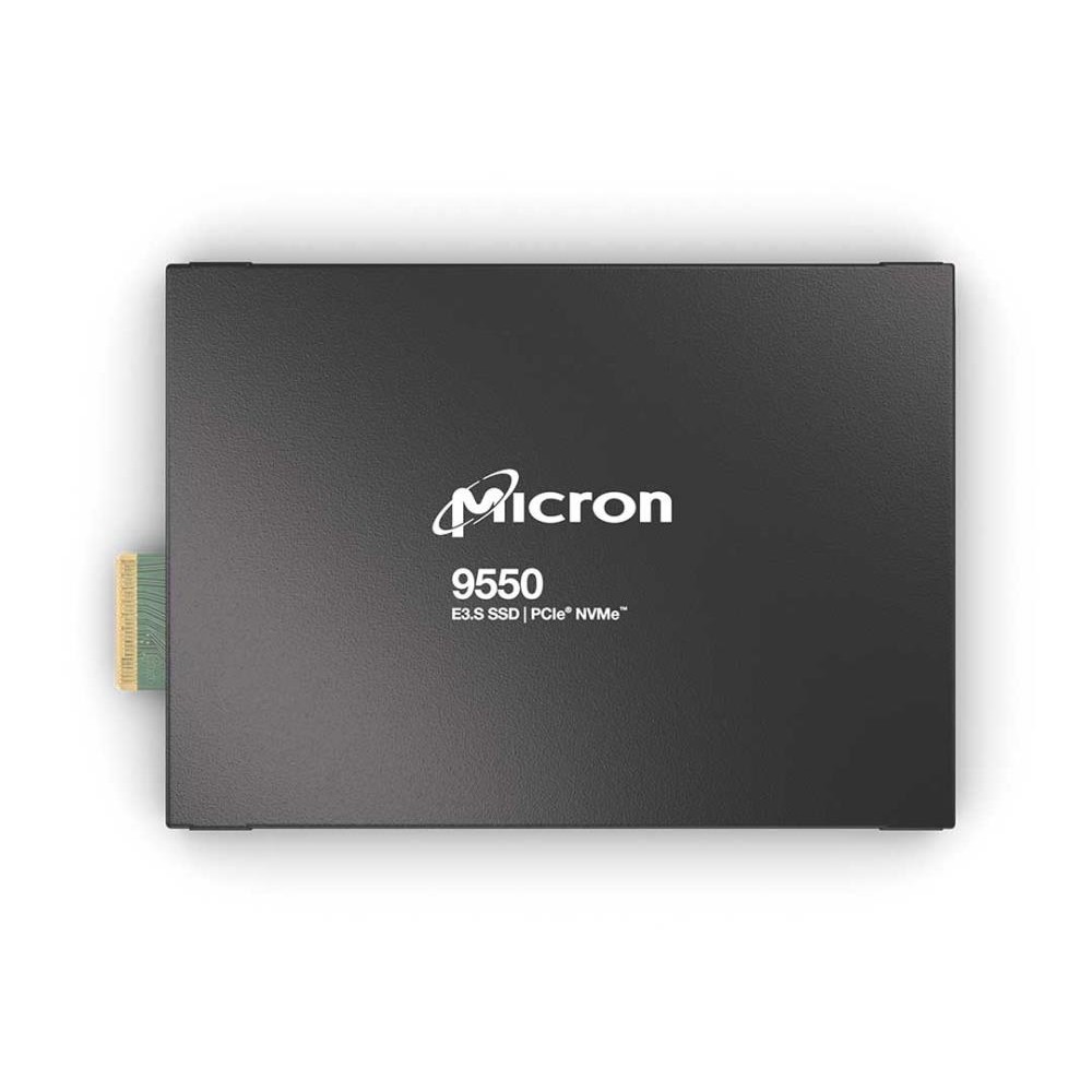 SSD|MICRON|SSD series 9550 PRO|30.72TB|PCIe Gen5|NVMe|NAND flash technology 3D TLC|Write speed 10000 MBytes/sec|Read speed 14000 MBytes/sec|Form Factor E3.S|MTFDLBQ30T7THA-1BK1DABYYR