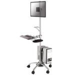 TV SET ACC FLOOR STAND SILVER/FPMA-MOBILE1800 NEOMOUNTS