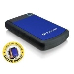 External HDD|TRANSCEND|StoreJet|2TB|USB 3.0|Colour Blue|TS2TSJ25H3B