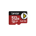 MEMORY MICRO SDXC 512GB UHS-I/PLAY LMSXPS0512G-BNNNG LEXAR