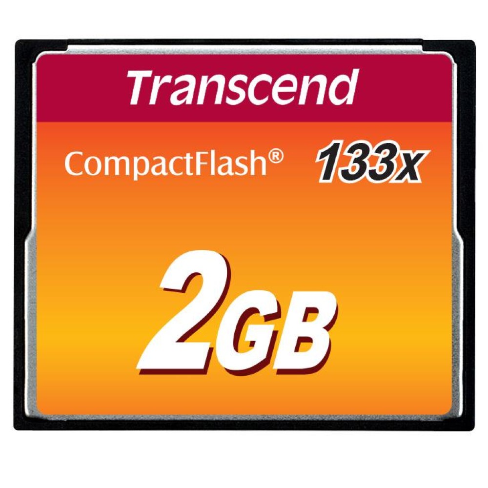 MEMORY COMPACT FLASH 2GB/MLC TS2GCF133 TRANSCEND